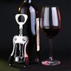 1pc-Wine Opener Stainless Steel Opener Zinc Alloy Premium Wing Corkscrew Wine Bottle Opener with Multifunctional Bottles Opener