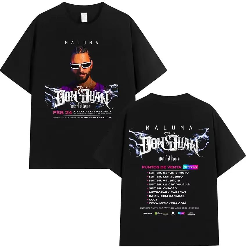 Rapper MALUMA 2026 Album Graphic T Shirt Mens Women Hip Hop Retro Style Short Sleeve Tshirt Fashion Tees Streetwear