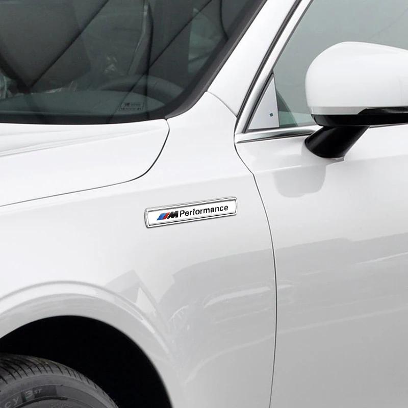 Car Emblem 3D Sport Badge Auto Rear Trunk/Side Fender Sticker Accessories For BMW E46 E60 G20 G30 M Performance M3 M5 M6  X2 X6