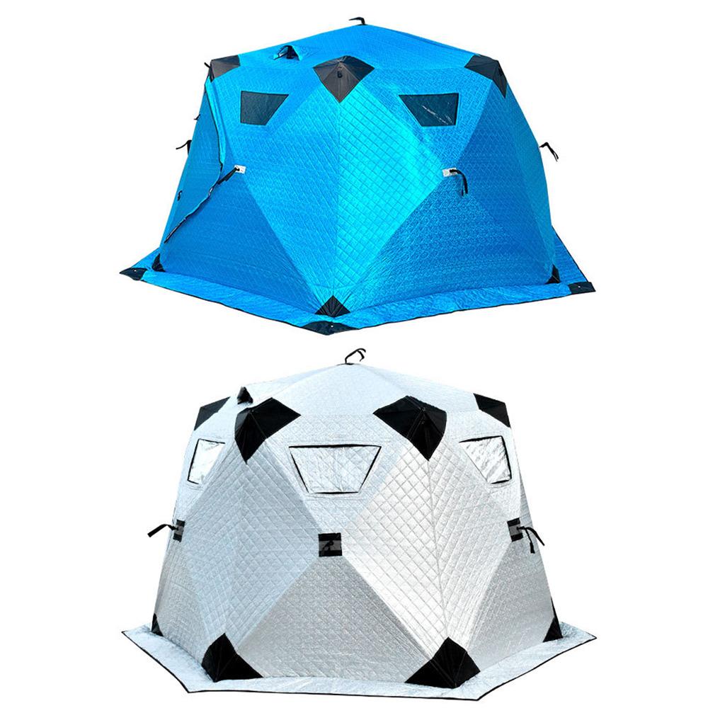 Палатка для зимней рыбалки на открытом воздухе, изолированная палатка для быстрой установки на 5-8 человек
