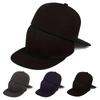 Унисекс Задняя Застежка Однотонные Хип-хоп Шляпы Весна Осень Повседневные Снэпбэк Бейсболки Уличная Солнцезащитная Шляпа