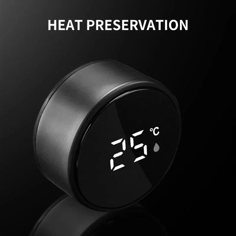 For VW Hot 2025 New B5 2025 Hot For Volkswagen Car Smart Thermos Mug Insulation Cup Led Digital Temperature Display For Volkswag