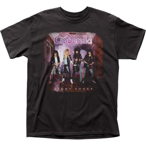 Американская ретро мужская футболка рок-группы Золушка Летняя новая ретро мода уличная одежда