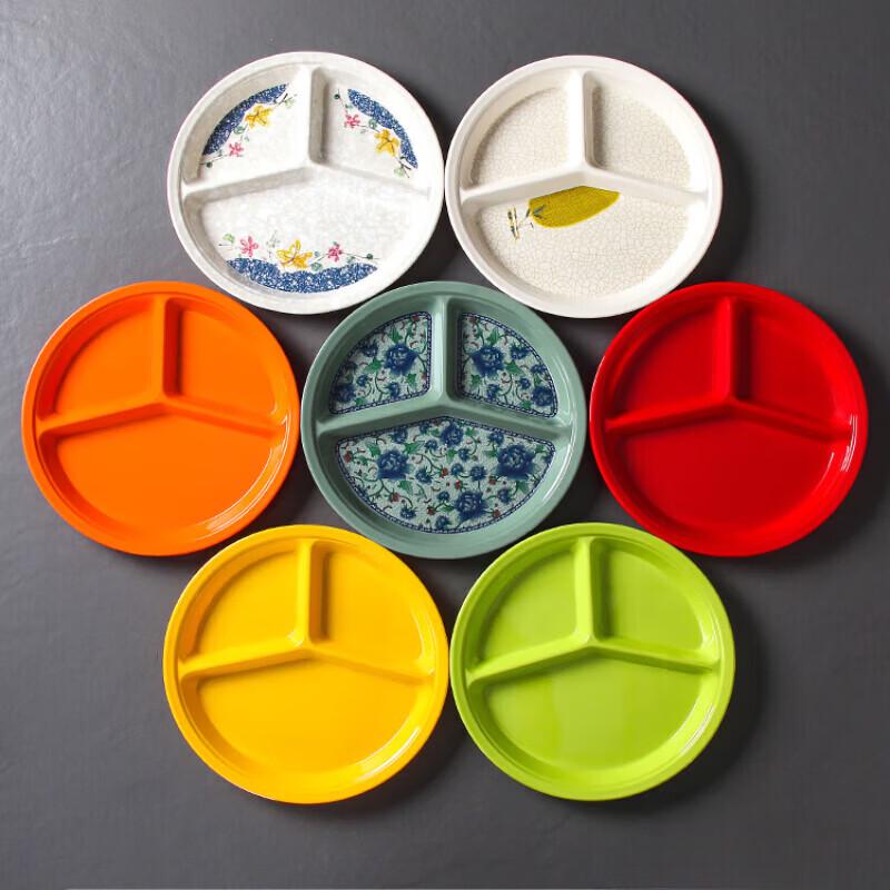 Melamine Divided Dining Tray