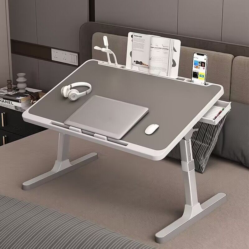 Home Folding Laptop Desk for Bed & Sofa Laptop Bed Tray Table Desk Portable Lap Desk for Study and Reading Bed Top Tray Table