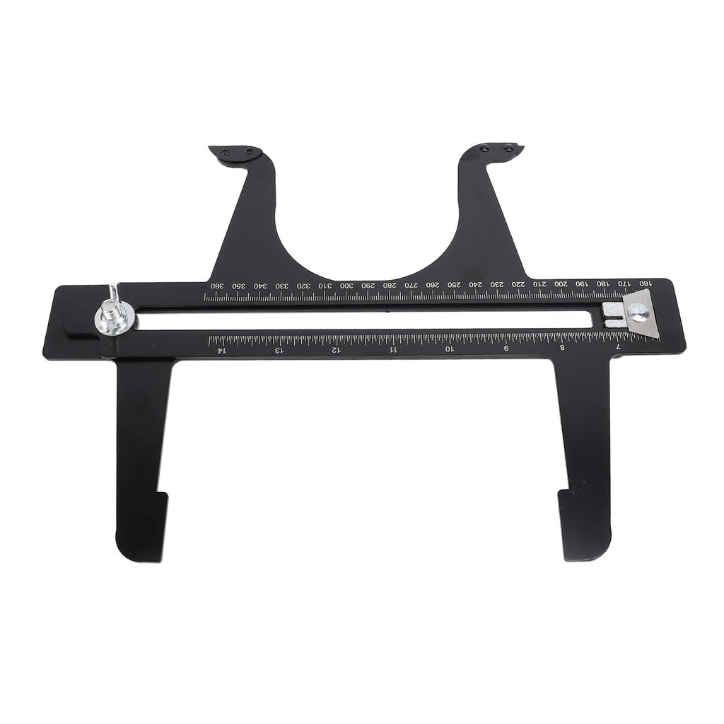 Инструмент для сброса тормозов, калибр 6,5–14,25 дюйма, двойная шкала, нержавеющая сталь, тормозной барабан, измерение и сброс T