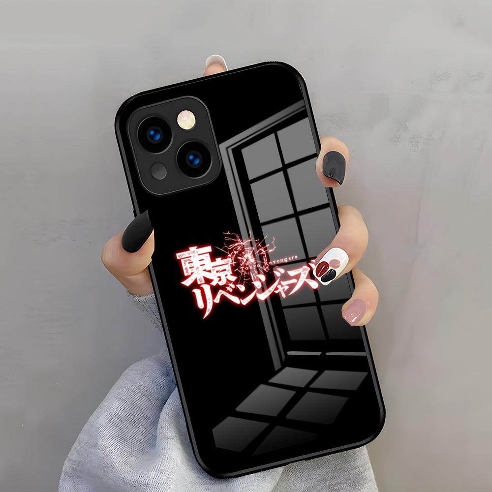 Чехол для телефона с аниме Tokyo Revengers Для IPhone 18 Pro Max 17 Pro 16 15 14 Plus 12 13 11 Ударопрочный стеклянный чехол