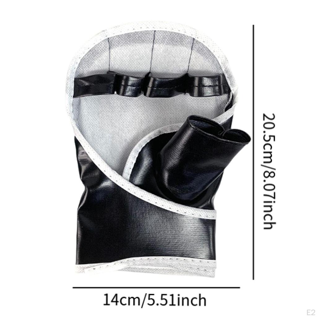 2 шт. боксерские перчатки с половиной пальцев, защитные перчатки, удары, спарринг для