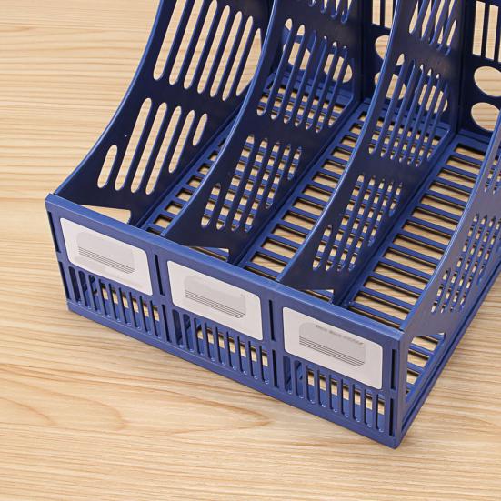 3 секции, подставка для журналов, держатель для документов, домашний офис, органайзер для хранения документов