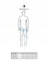 Trousers Men's Jeans Straight Legs Elegant Classic MORAJ 32 BLUE