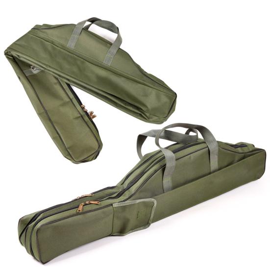 Складная сумка для удочки 1/1,5 м на молнии, чехол для хранения инструментов с удочкой, держатель для снастей