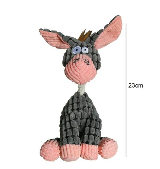 Плюшевые игрушки для собак, вельвет для маленьких и средних собак, пищащая игрушка для собак, устойчивая к укусам, жевательная игрушка, молярная чистка зубов, игрушки для щенков