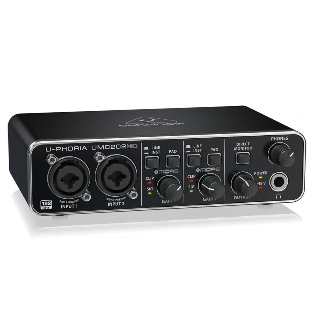 Behringer UMC202HD U-PHORIA 2-Channel