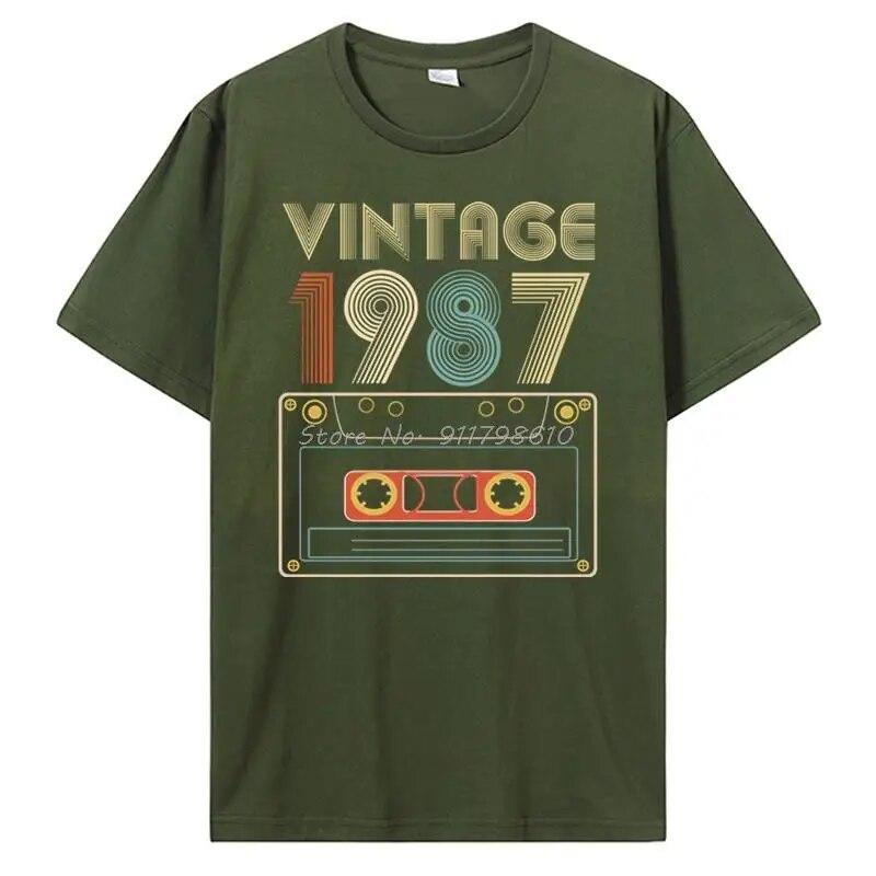 Новая футболка унисекс, винтажная футболка 1985, 1986, 1987, 1988, 1989 годов, женская футболка, унисекс, хлопковые футболки, хип-хоп, Harajuku, уличная одежда, унисекс