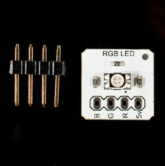RGB светодиодный модуль 3528 с штыревым разъемом