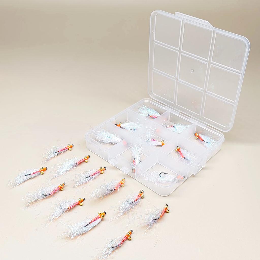 18Pcs-2 Boxs Bundle Fly Fishing Flies Wet Flies Bait Nymph Lure Flies for Flishing Trout/carp Fishing Artificial Lure Accessories (with Flies Box)