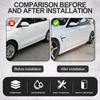 Hot Sale Car Side Skirt Adjustable Bumper Carbon Fiber Modifiedextension Rocker Plate Lip For Kia For Ford For Mazda For BMW