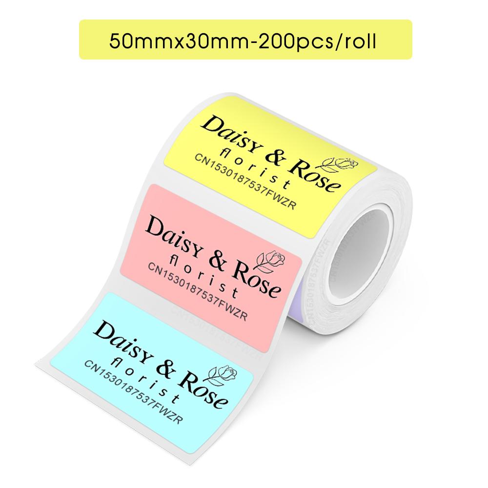 1PK Label Sticker for Marklife X2 Label Printer Waterproof Self-adhesive Thermal Roll Paper for Marklife X2 Portable Printer
