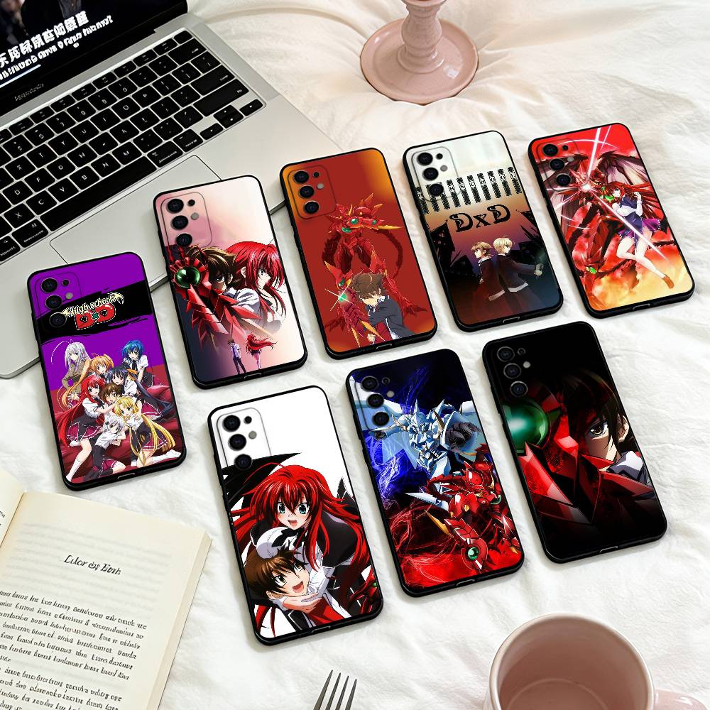 H-High School DXD H-HERO Чехол для телефона Samsung S25,24,23,22,30,21,10,9,Ultra,Plus,Lite,FE,4,5 G Мягкий черный чехол