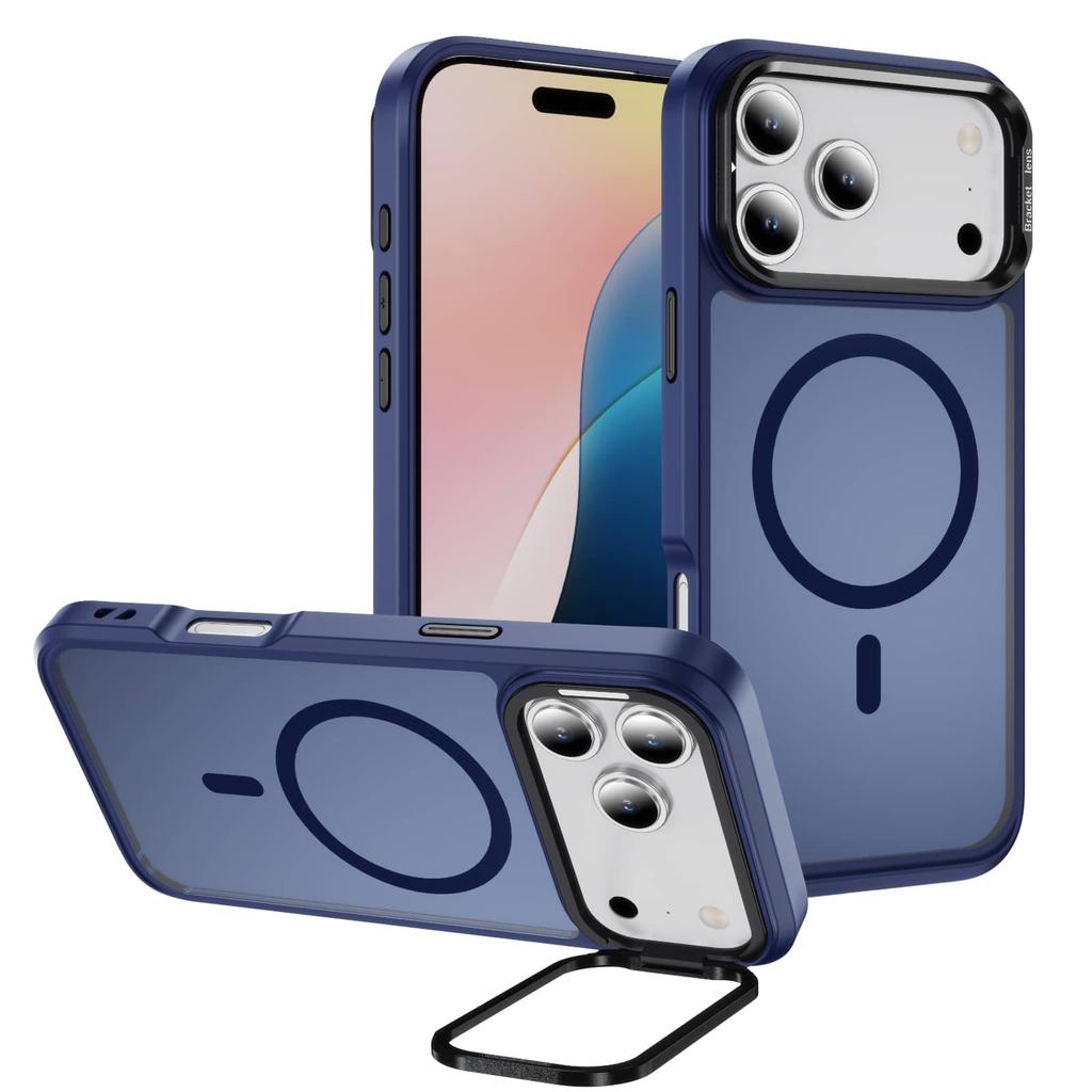 Для iPhone 17/Air/16/15/14/13 Pro Max 12 11 Чехол Совместимый с Магнитным Ударопрочный Прочный С подставкой Матовый Полупрозрачный Чехол