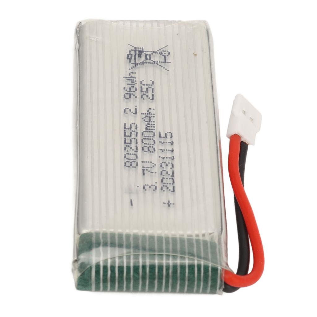 3.7V 800mAh LiPo Battery 25C Rate RC Model Airplane Lithium Battery With XH2.54 Plug for F181 F163 H