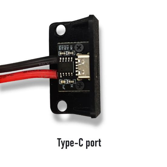 Плата питания для PS1 Толстая консоль Тип-C 12V/3A Без пайки Игровая консоль Плата питания Запасные части