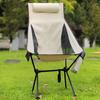 Складной стул «Луна» для улицы с подголовником, боковой карман, рама из алюминиевого сплава, сверхмощный, легкий, портативный, для кемпинга, альпинизма, пешего туризма, складной