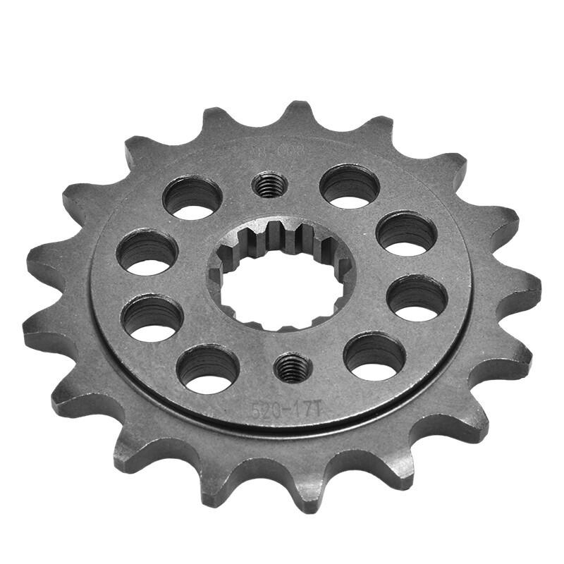 520-14/15/16/17T Front Sprocket For Suzuki GS500 H/E/F Kawasaki ZR550 KLE500/400 EL/GPZ/EX/EN/ER500/250 ZR/ZXR400 YAMAHA YZF600R