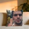 Henry Cavill Cushion Cover Cozy Velvet Throw PillowSoft Warm Cushion For Sofa  Bed