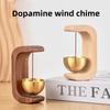 Беспроводной дверной звонок из латуни, дверной звонок из цельного дерева, магнитный ветряной колокольчик, беспроводной дверной звонок, входная дверь, подвесной звонок, украшение для дома