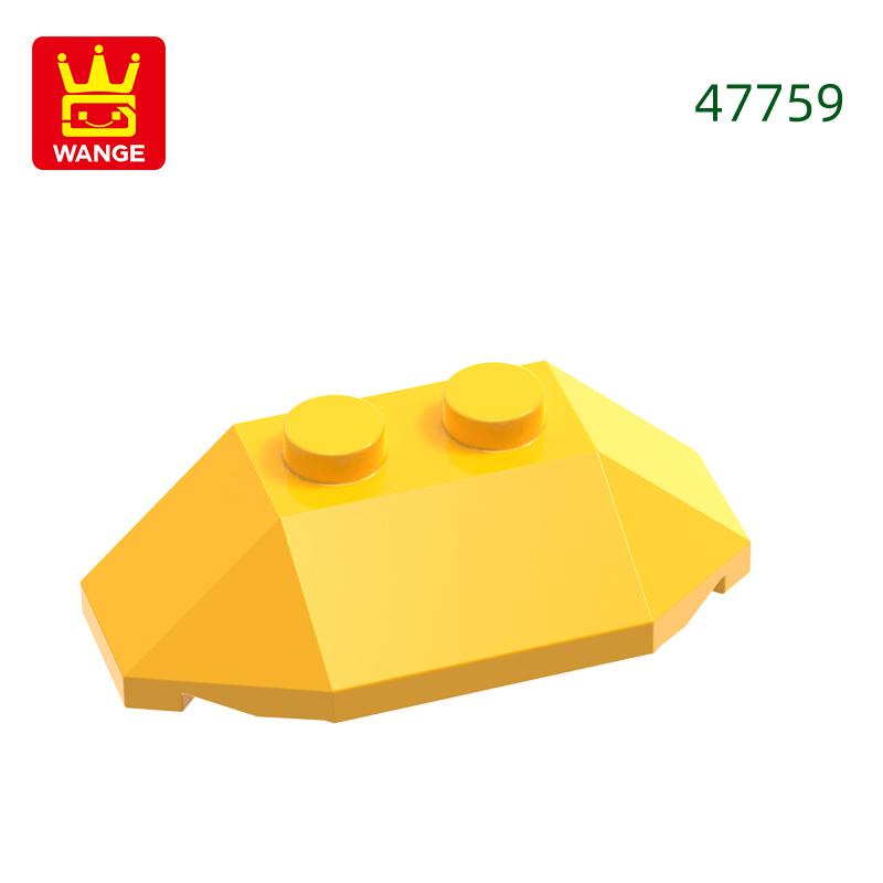 Нетоксичные 60 шт./лот 47759 Клиновидные наклонные 45° 2 x 4 Тройные строительные блоки Аксессуары Moc Совместимые с Кирпичными игрушками Для ребенка Подарочная коробка