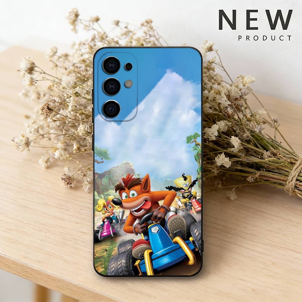 C-CrashS B-Bandicoot Game Phone Case For Samsung S26,25,24,23,22,21,20,30,Ultra,Plus,Fe,Lite Black Shell