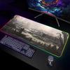 H-Hunt-Showdown Игровой Коврик для Мыши Игровой RGB Коврик для Стола Коврик для Клавиатуры Игровые Ноутбуки Светодиодный Коврик для Мыши Защита Стола Аниме Коврики для Мыши