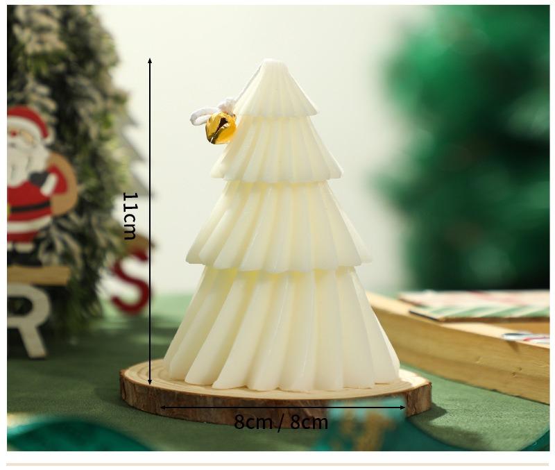 Набор свечей и форм «Рождественская елка» Сделай сам силиконовые формы для свечей, мыла, гипса, праздничные подарки с готовыми свечами