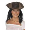 Smiffys Pirate Faux Leather Costume Hat