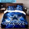 Dallas Cowboys  3PCS Bedding Set 2D Printing (Includes 1 Duvet Cover + 2 Pillowcases Coreless), Bedroom decor,Fan gift