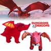 Плюшевая игрушка Красный Дракон из Dungeons & Dragons Идеальный подарок для фанатов!