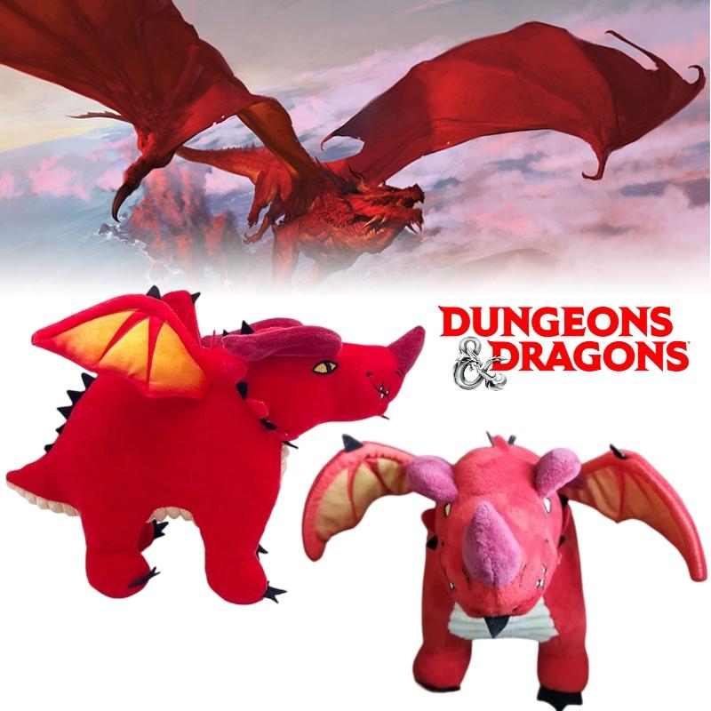 Плюшевая игрушка Красный Дракон из Dungeons & Dragons Идеальный подарок для фанатов!