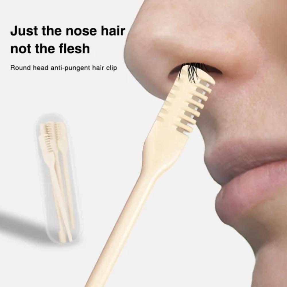 Multi 360° Nose Hair Trimmer 2 in 1 Design Can Be Used for Nose Hair Trimming Tail Can Be Used for Ear Cleaning Removal Scraper