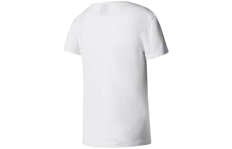 adidas Женская белая футболка Originals с язычком в рукаве BK2314