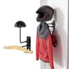 Motorcycle Helmet Rack 180° Rotation Wall Mounted Helmet Storage Holder Alloy Helmet Hanger Stand Hook for Bicycle Helmets