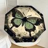 1pc Butterfly Flowers Automatic Open/Close Umbrella with Windproof, 8-Rib Sturdy Canopy, Durable Ribs, Fashionable Design1183A