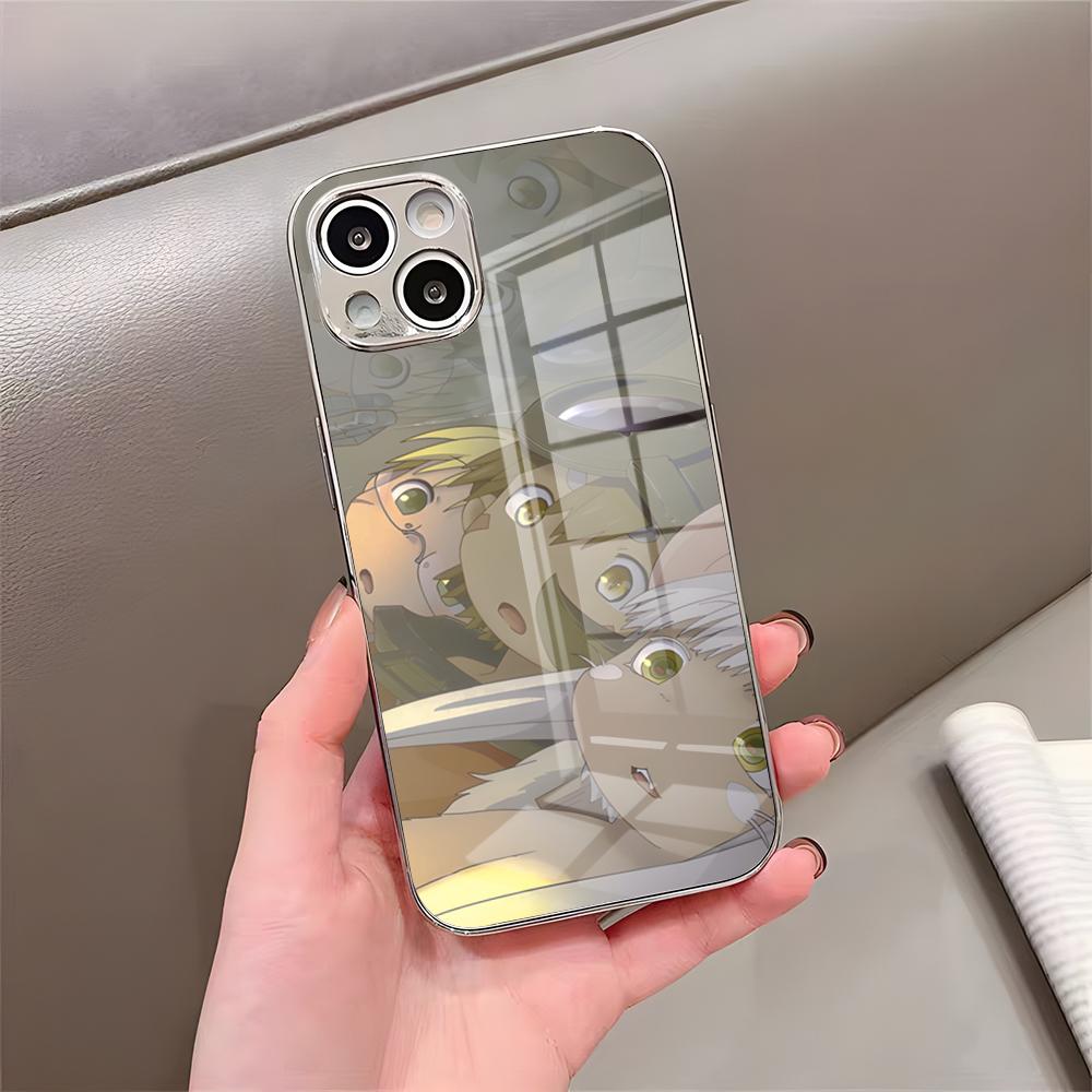 Чехол для телефона «Созданный в Бездне» для IPhone 17 Pro Max 15 Pro 16 14 Plus 12 13 Mini 11 Pro Ударопрочный Гальванизированный Стеклянный Чехол