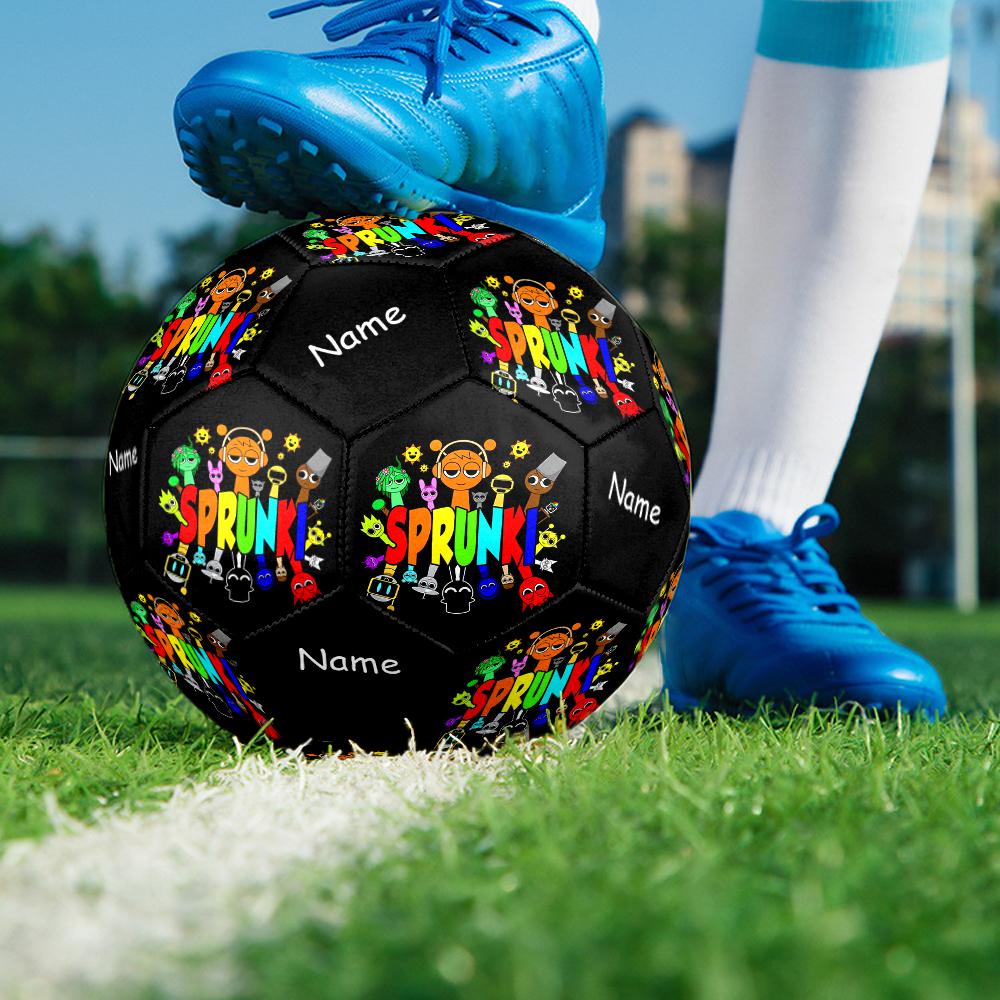 Custom Name Sprunki Theme Size 5 Soccer Ball, Suitable for Both Indoor and Outdoor Matches, a Gift Suitable for Everyone.