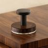 2pcs Suction Cup Hook Home Kitchen Rotating Wall Mounted Storage Rack No Punching Walnut Wood Grain Knob Storage Bracket