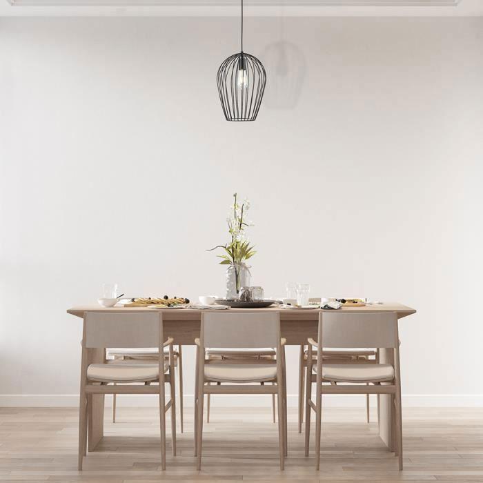 Suspension métal 23W E27 Noir IP20 Diam. 275mm