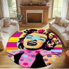 Marilyn Monroe Print Round Rug, Washable Floor Carpet, For Entryway Dorm Laundry Room Office Study, Home Decor Birthday Christmas Gift