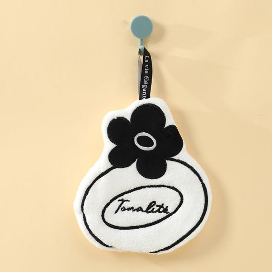 Впитывающее полотенце для рук Утолщенное полотенце для сушки рук с петлей Подвесная пуховка для сушки рук Детское полотенце для сушки для кухни ванной