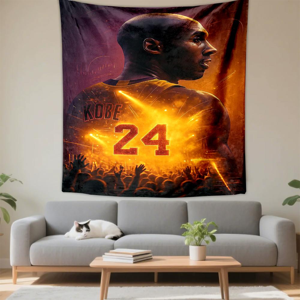 Basketball Legend Tribute Design Patterned tapestry for bedroom and living room home decor