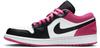 CK3022-005 Nike Air Jordan 1 Low "Black/White-Magenta" (Unisex)